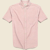 Stretch Playa Shirt - Rose Fish Scale - Faherty - STAG Provisions - Tops - S/S Woven - Other Pattern