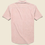 Stretch Playa Shirt - Rose Fish Scale - Faherty - STAG Provisions - Tops - S/S Woven - Other Pattern