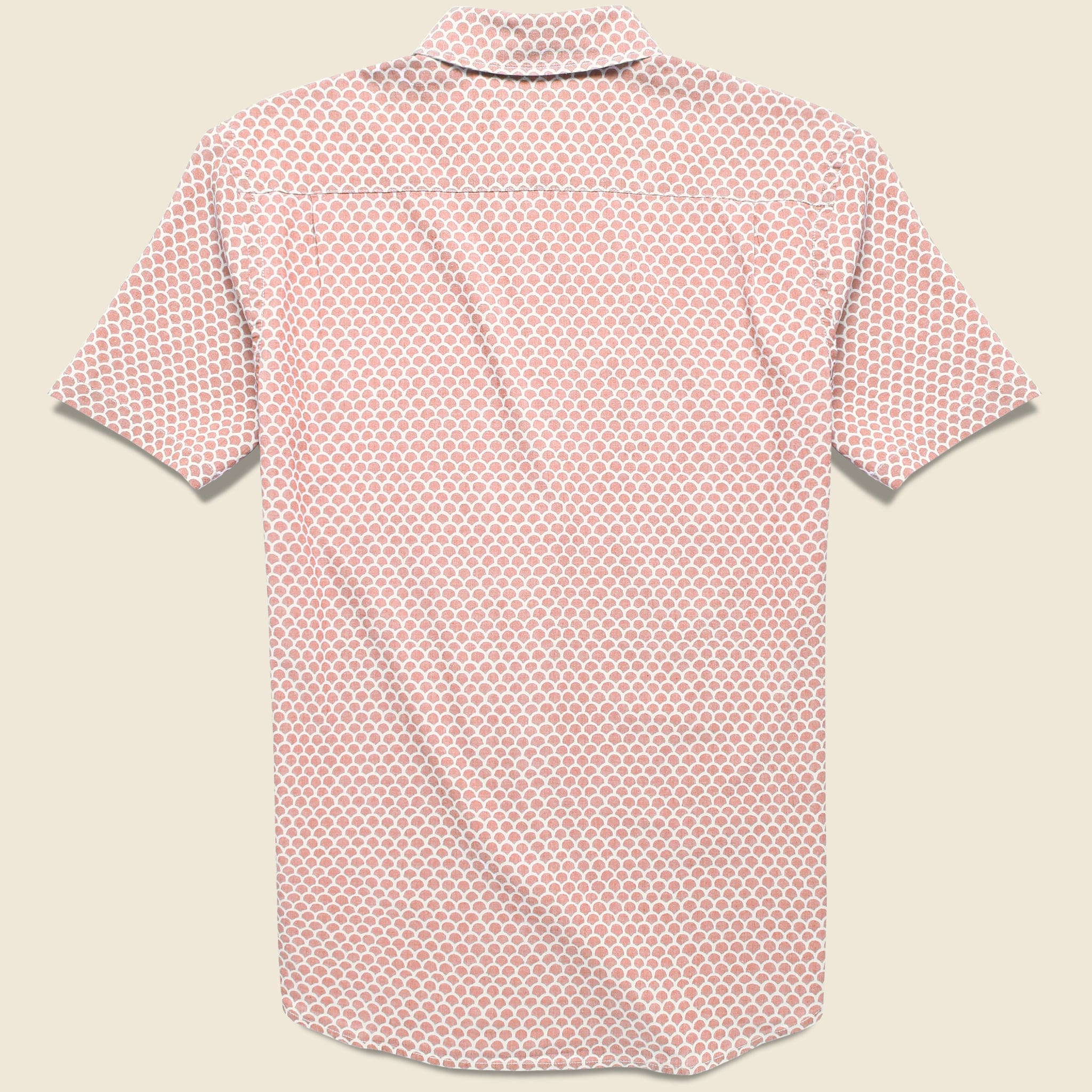 Stretch Playa Shirt - Rose Fish Scale - Faherty - STAG Provisions - Tops - S/S Woven - Other Pattern
