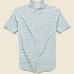 Stretch Playa Shirt - Jade Fish Scale - Faherty - STAG Provisions - Tops - S/S Woven - Other Pattern