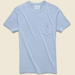 Garment Dyed Pocket Tee - Mariner Blue - Faherty - STAG Provisions - Tops - S/S Tee