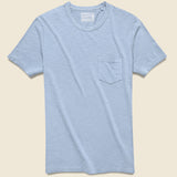 Garment Dyed Pocket Tee - Mariner Blue - Faherty - STAG Provisions - Tops - S/S Tee