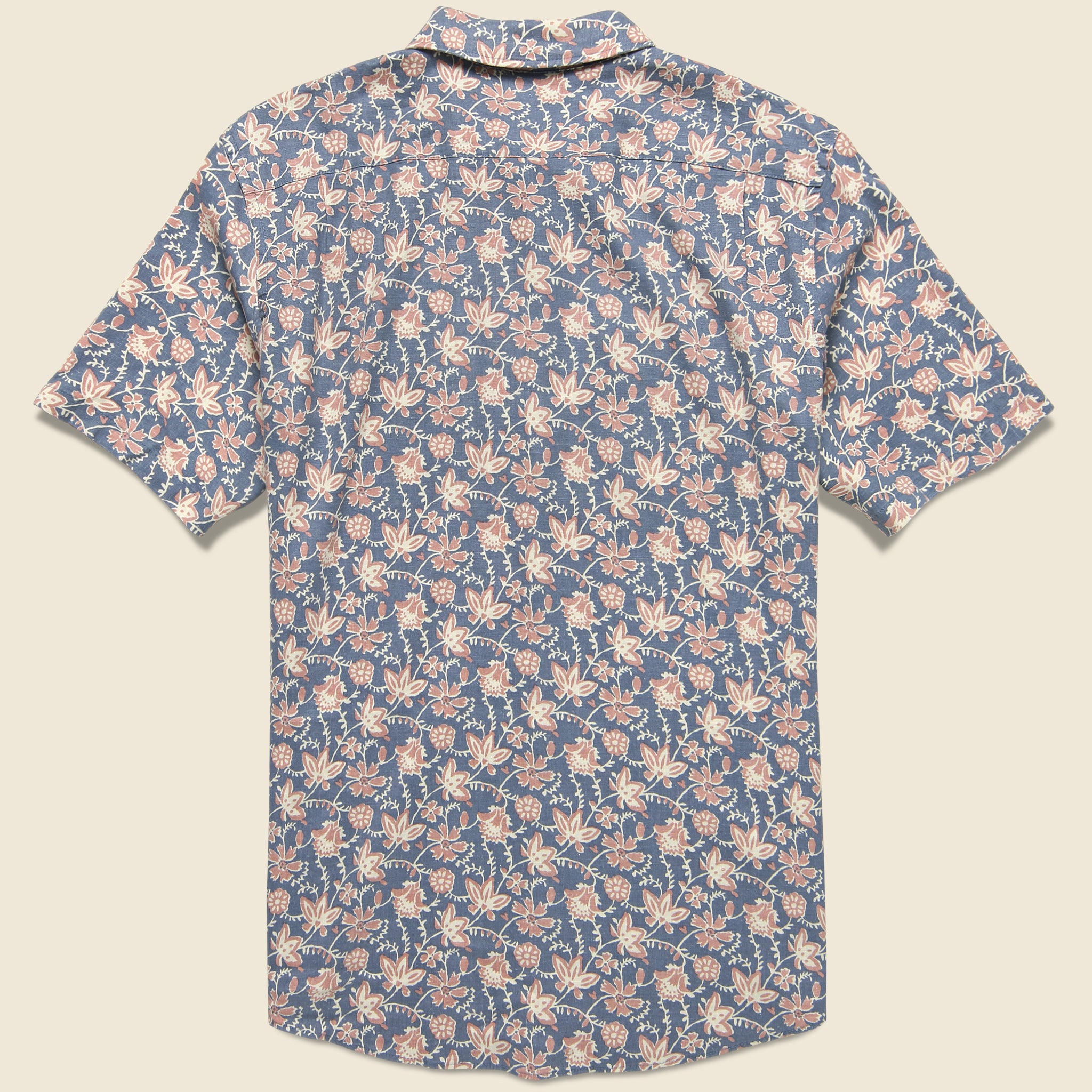 Breeze Shirt - Faded Floral Batik - Faherty - STAG Provisions - Tops - S/S Woven - Floral