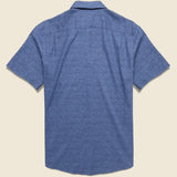Breeze Shirt - Horizon Blues Frond Print - Faherty - STAG Provisions - Tops - S/S Woven - Other Pattern