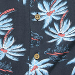 Kona Camp Shirt - Midnight Palm Hawaiian - Faherty - STAG Provisions - Tops - S/S Woven - Floral