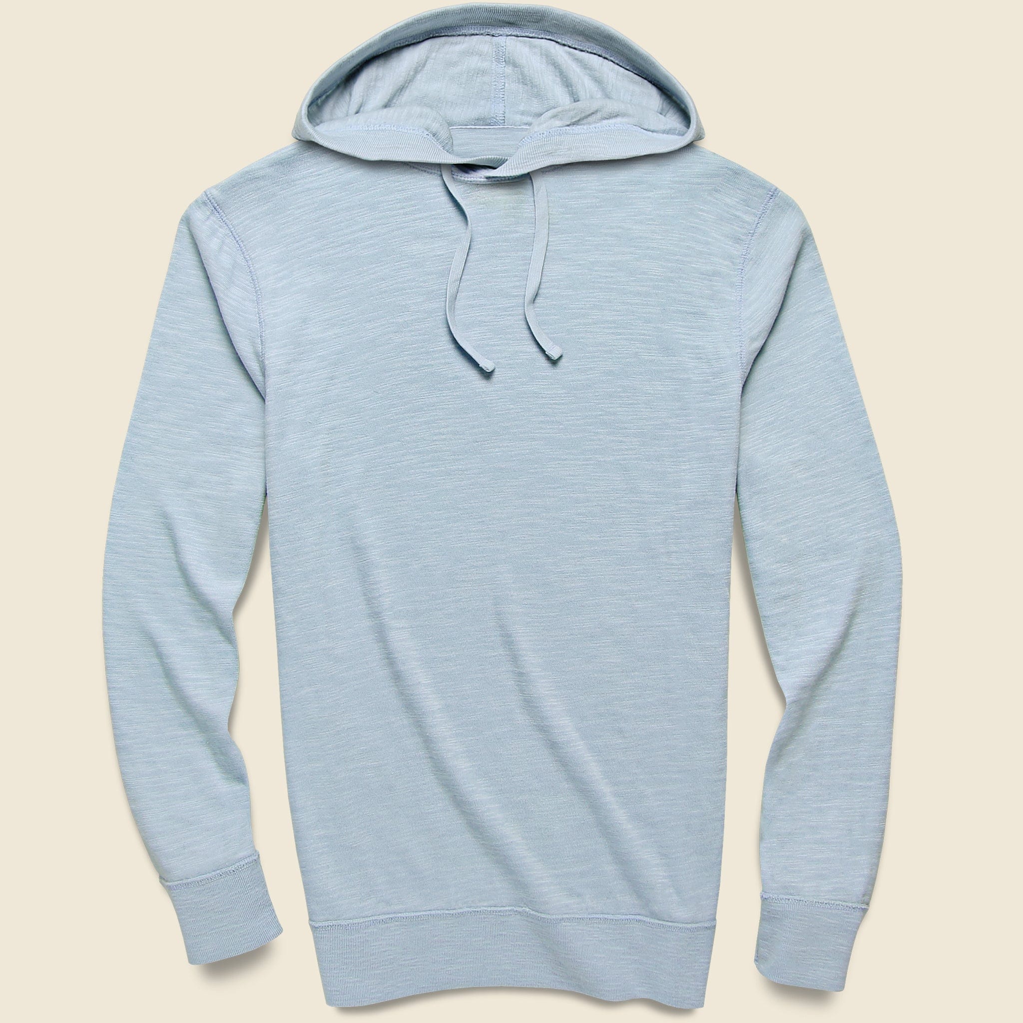 Slub Cotton Hoodie - Blue Breeze - Faherty - STAG Provisions - Tops - Fleece / Sweatshirt