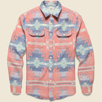 Good Feather Canyon Overshirt - Morning Star Sun - Faherty - STAG Provisions - Tops - L/S Woven - Other Pattern