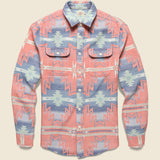 Good Feather Canyon Overshirt - Morning Star Sun - Faherty - STAG Provisions - Tops - L/S Woven - Other Pattern