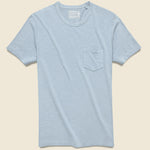 Garment Dyed Pocket Tee - Blue Breeze - Faherty - STAG Provisions - Tops - S/S Tee
