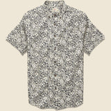 Stretch Playa Shirt - Washed Black Hilo - Faherty - STAG Provisions - Tops - S/S Woven - Floral