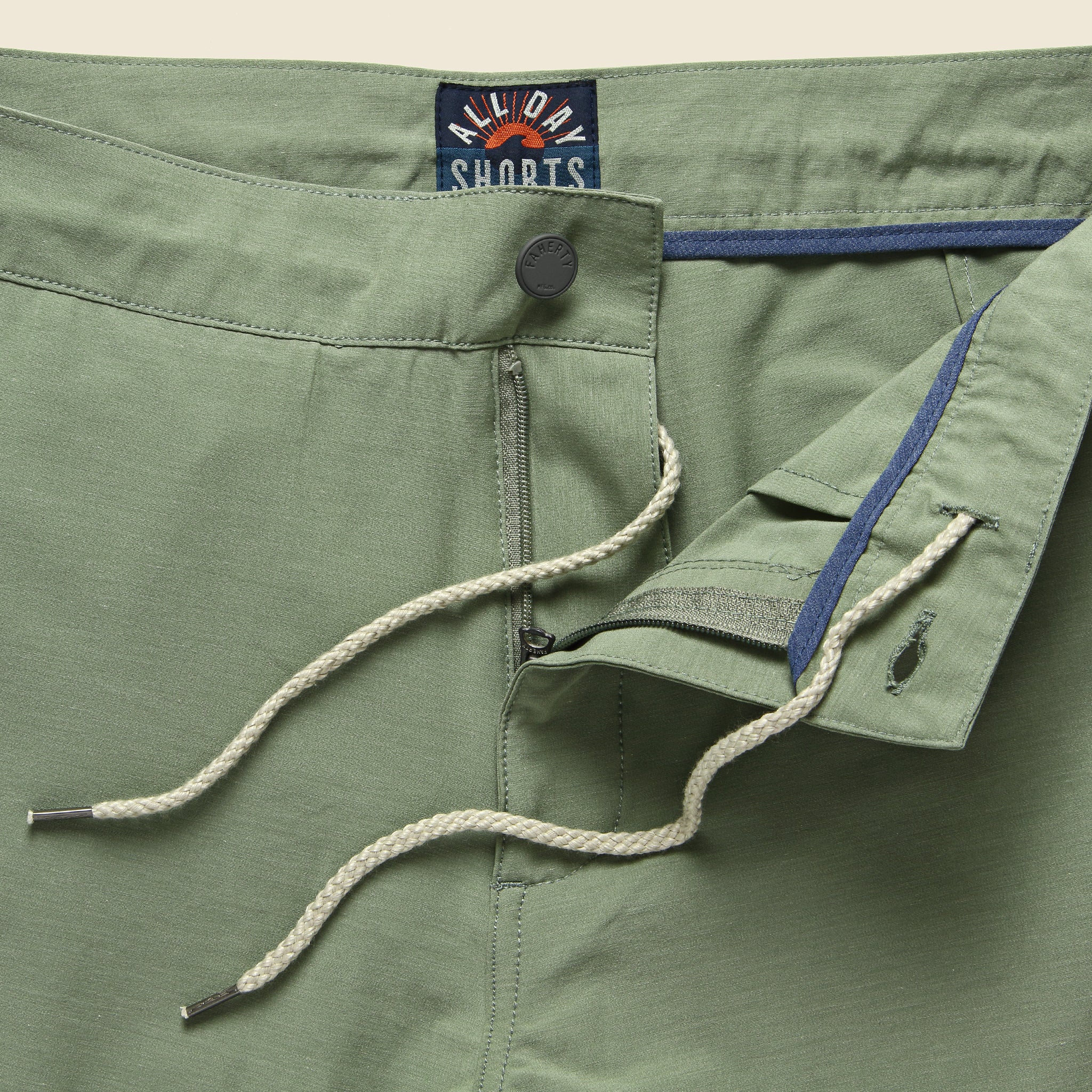 Belt Loop All Day Short 7-Inch - Olive - Faherty - STAG Provisions - Shorts - Solid