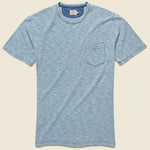 Indigo Pocket Tee - Tidal - Faherty - STAG Provisions - Tops - S/S Tee