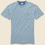 Indigo Pocket Tee - Tidal - Faherty - STAG Provisions - Tops - S/S Tee