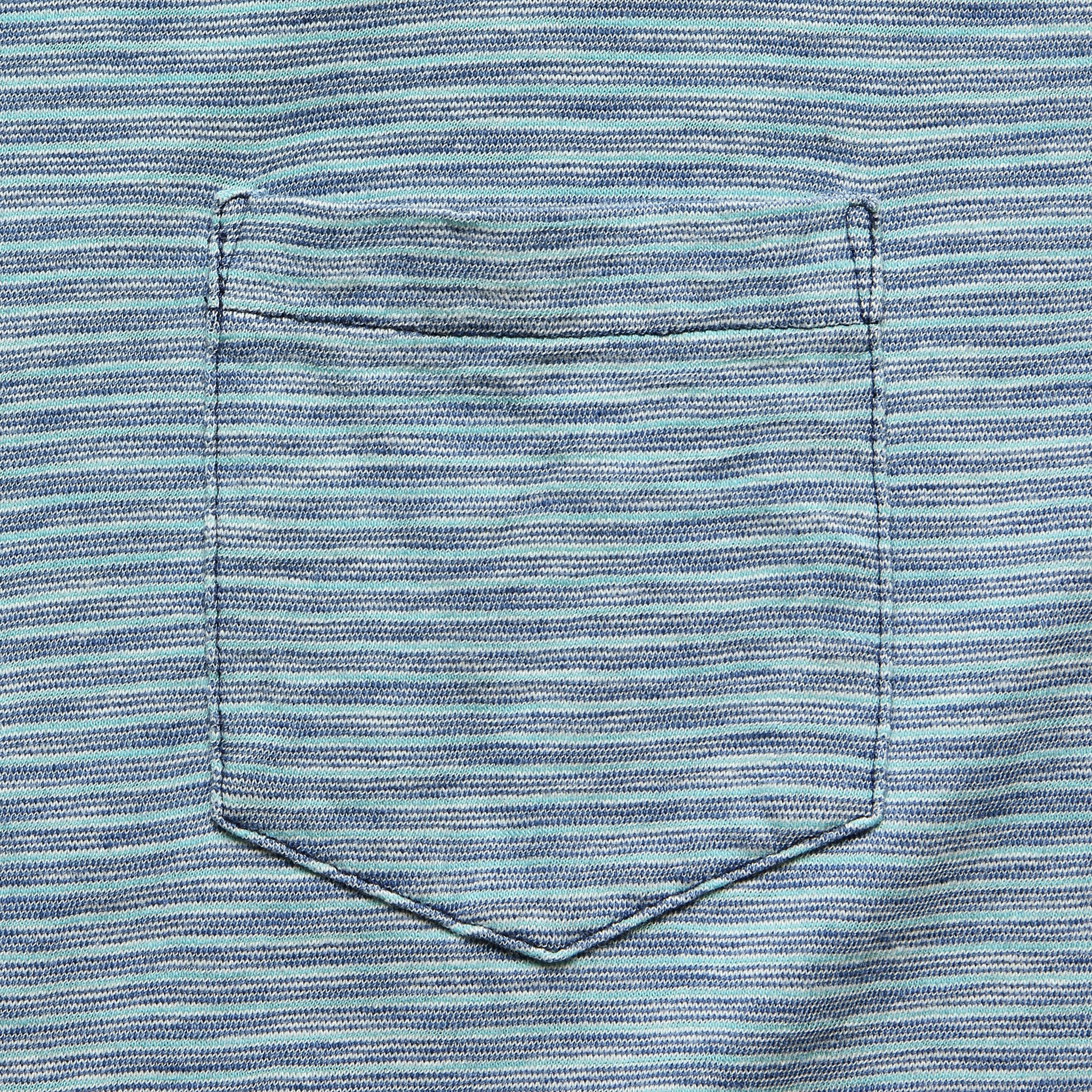 Indigo Pocket Tee - Tidal - Faherty - STAG Provisions - Tops - S/S Tee