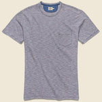 Indigo Pocket Tee - Red Sun - Faherty - STAG Provisions - Tops - S/S Tee