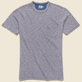 Indigo Pocket Tee - Red Sun - Faherty - STAG Provisions - Tops - S/S Tee