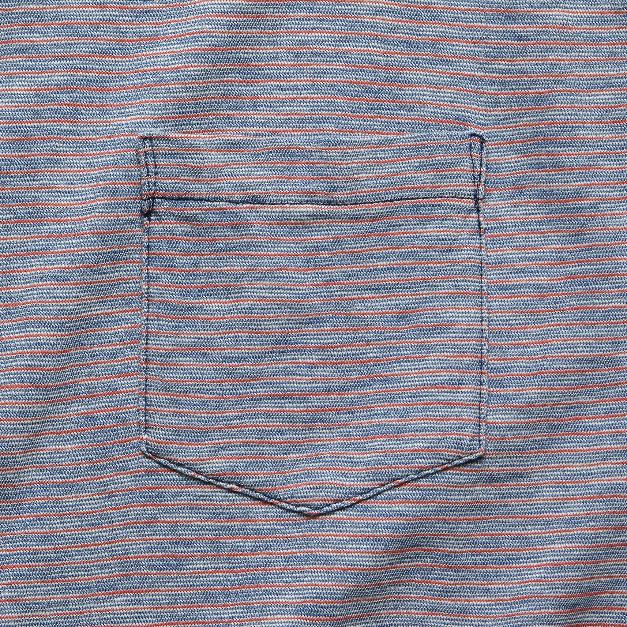 Indigo Pocket Tee - Red Sun - Faherty - STAG Provisions - Tops - S/S Tee