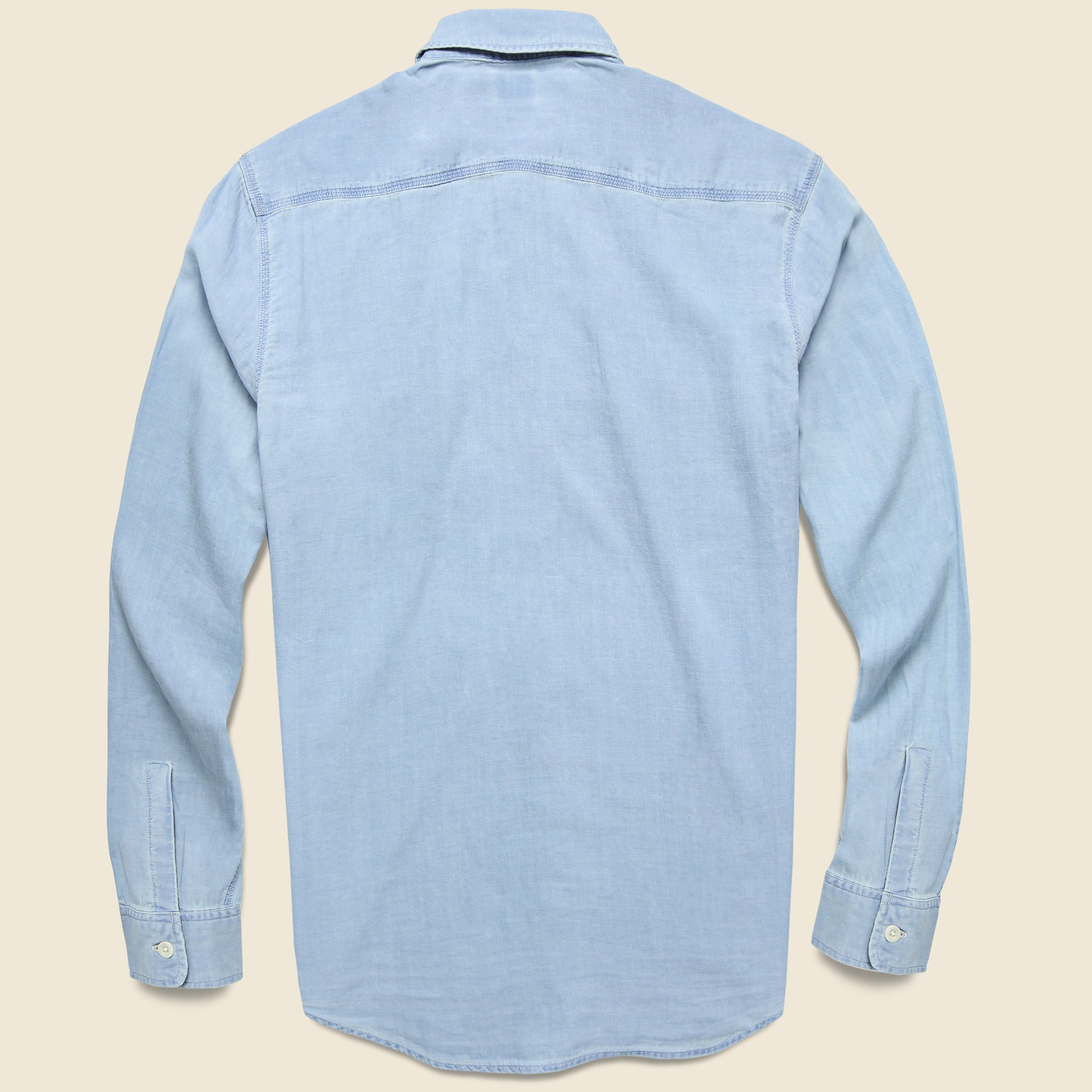 
                          Penny Workshirt - Indigo Chambray - Faherty - STAG Provisions - Tops - L/S Woven - Solid
                        