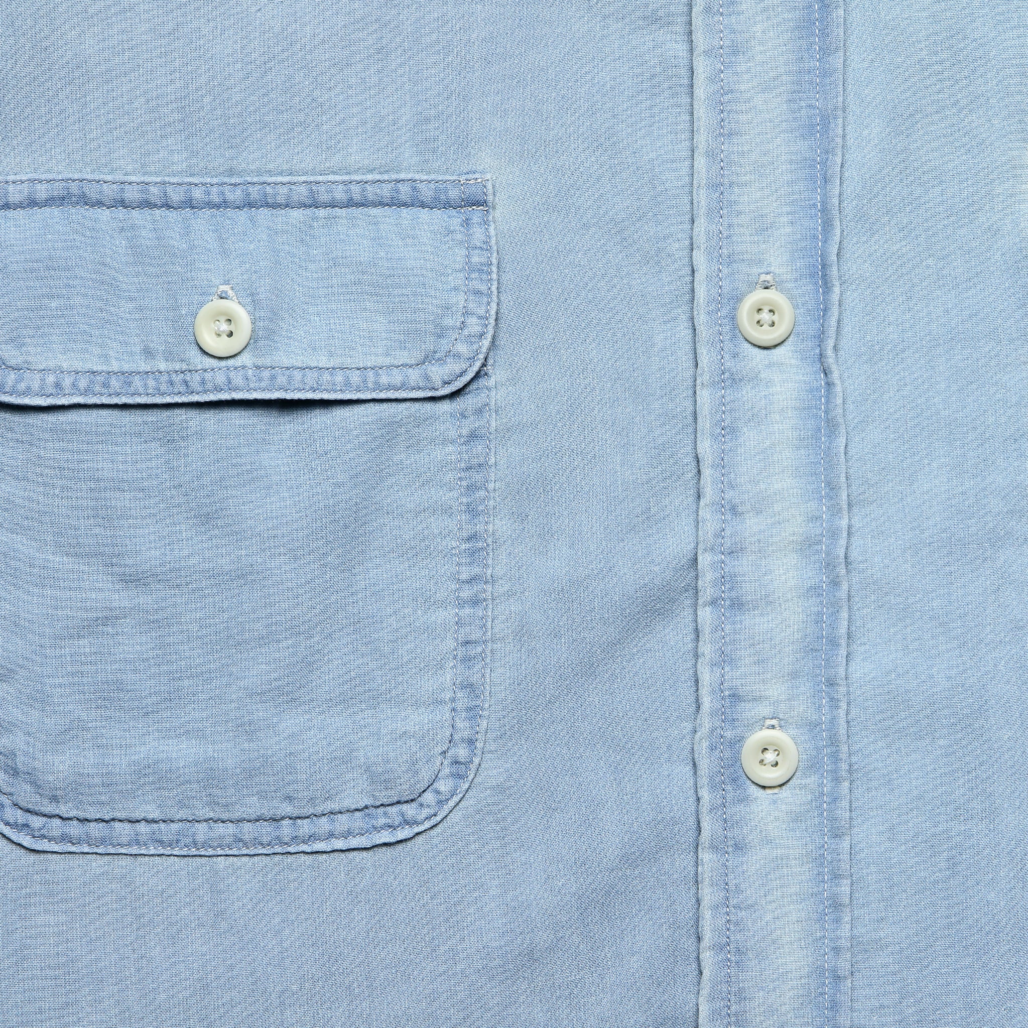 
                          Penny Workshirt - Indigo Chambray - Faherty - STAG Provisions - Tops - L/S Woven - Solid
                        