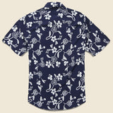Rayon Hawaiian Shirt - Deep Indigo - Faherty - STAG Provisions - Tops - S/S Woven - Other Pattern