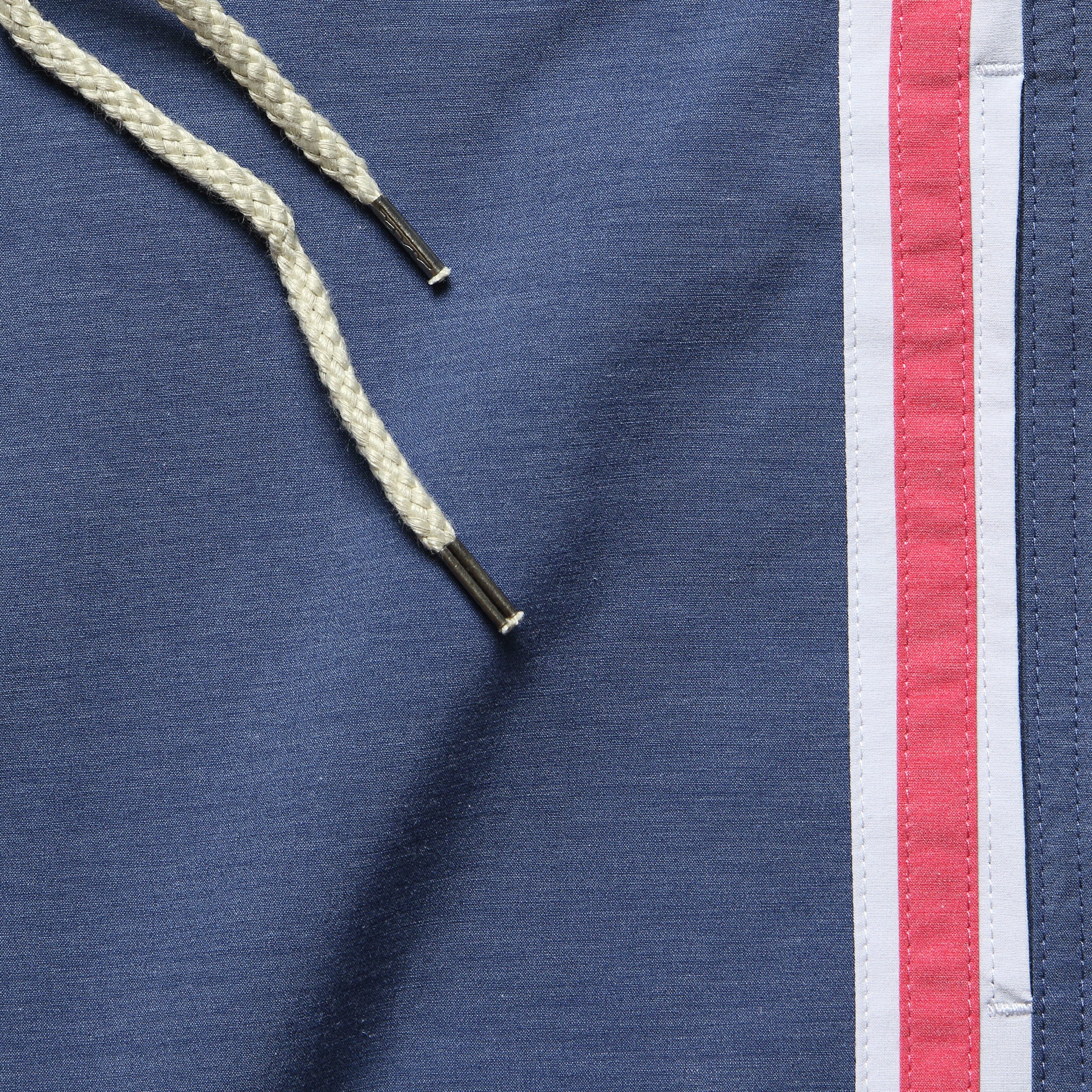 Retro Surf Stripe Boardshort - Blue/Red/White - Faherty - STAG Provisions - Shorts - Swim