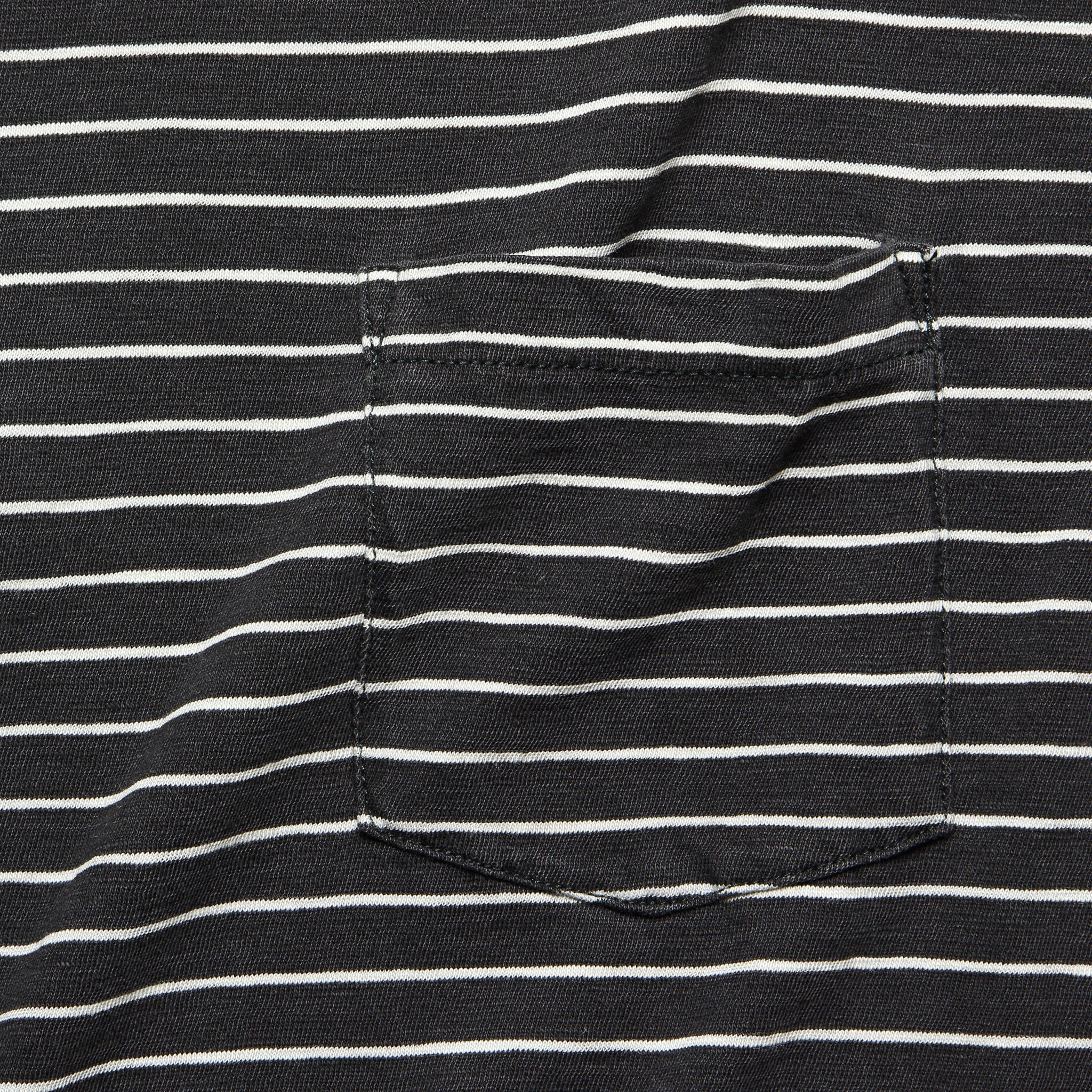 Indigo Pocket Tee - Black/White - Faherty - STAG Provisions - Tops - S/S Tee