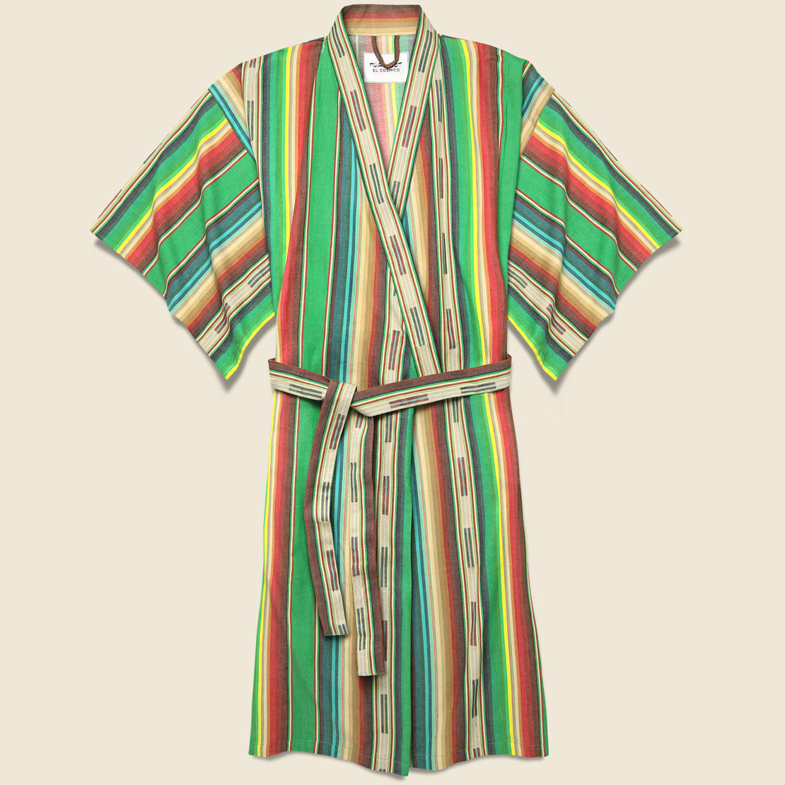 Far West Green El Cosmico Kimono Robe