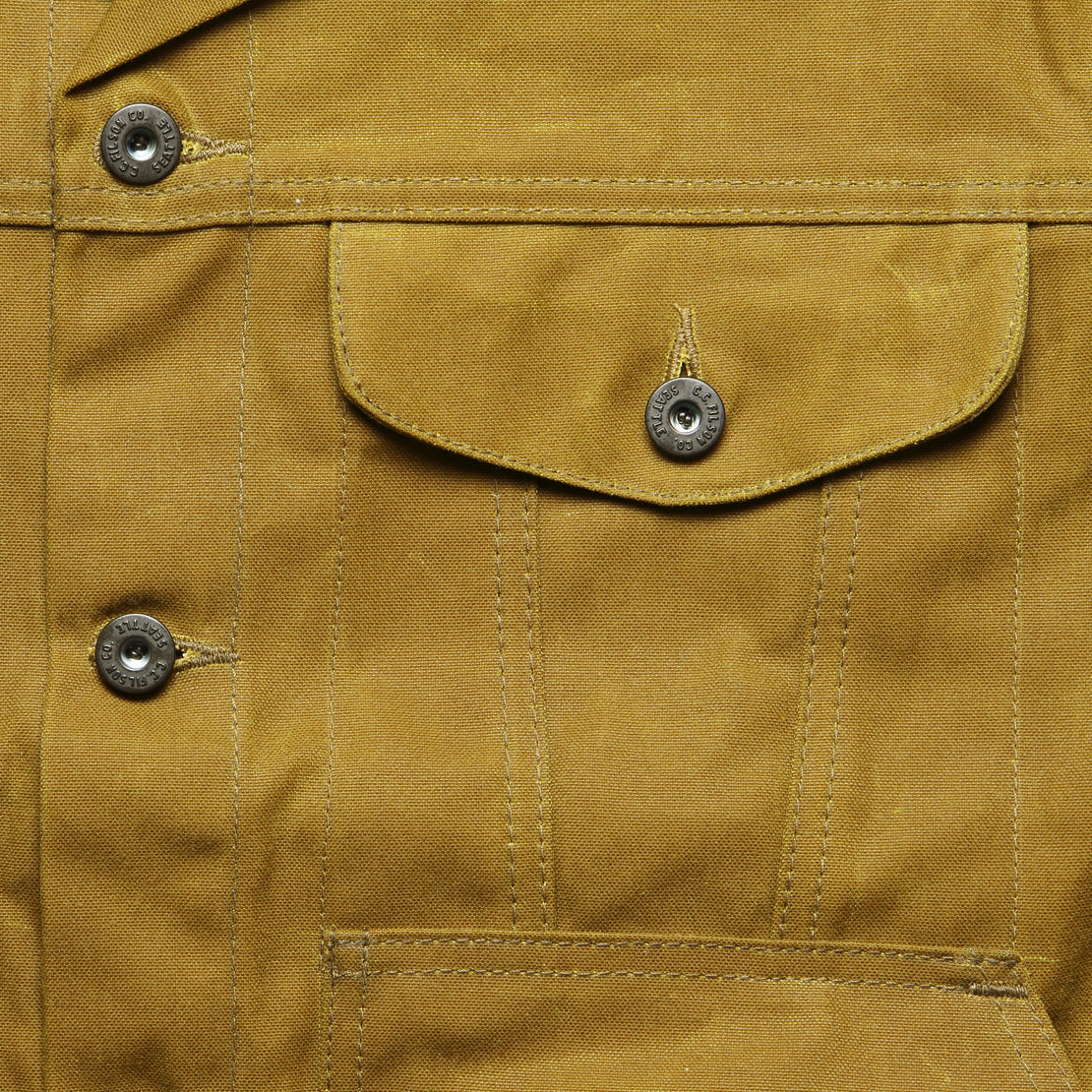 Waxed Short Cruiser Jacket - Tan - Filson - STAG Provisions - Outerwear - Coat / Jacket