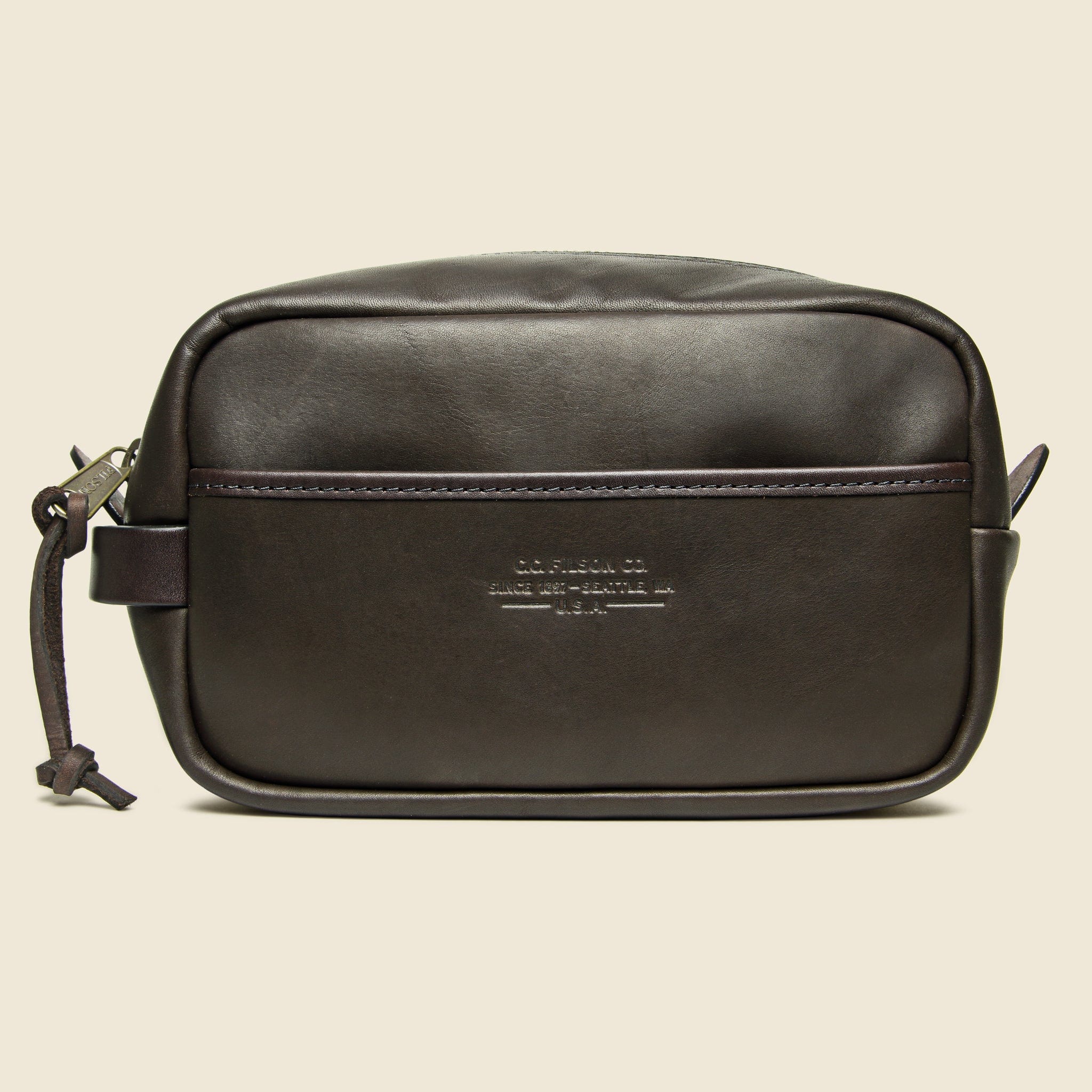 Weatherproof Leather Travel Kit - Sierra Brown - Filson - STAG Provisions - Accessories - Bags / Luggage