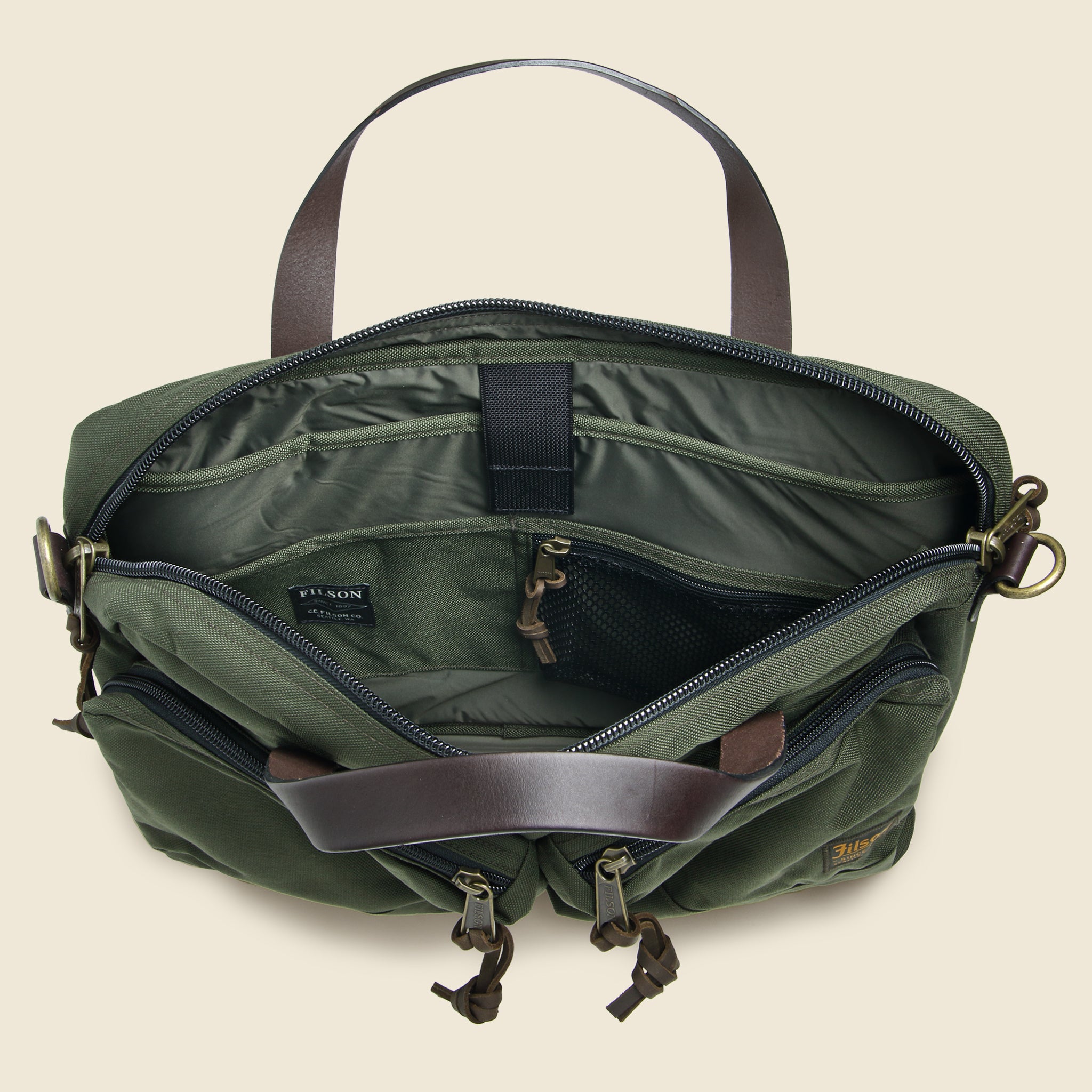 
                          Dryden Briefcase - Otter Green - Filson - STAG Provisions - Accessories - Bags / Luggage
                        