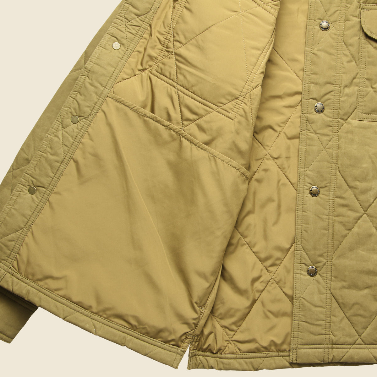 Hyder Quilted Jac Shirt - Tan – STAG Provisions