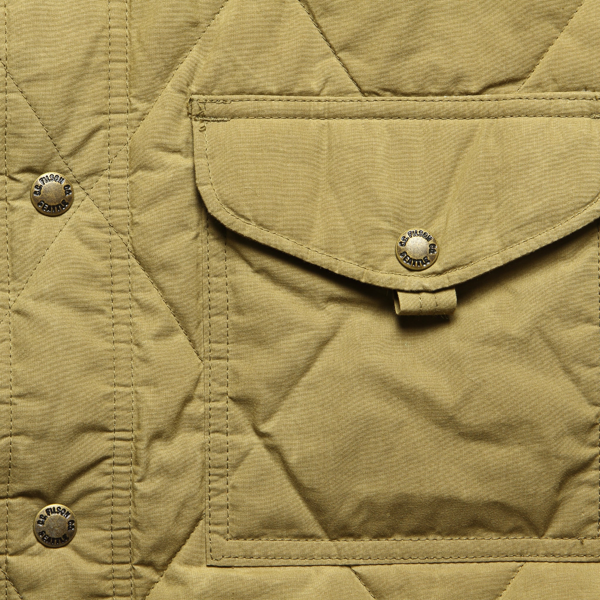 
                          Hyder Quilted Jac Shirt - Tan - Filson - STAG Provisions - Outerwear - Shirt Jacket
                        