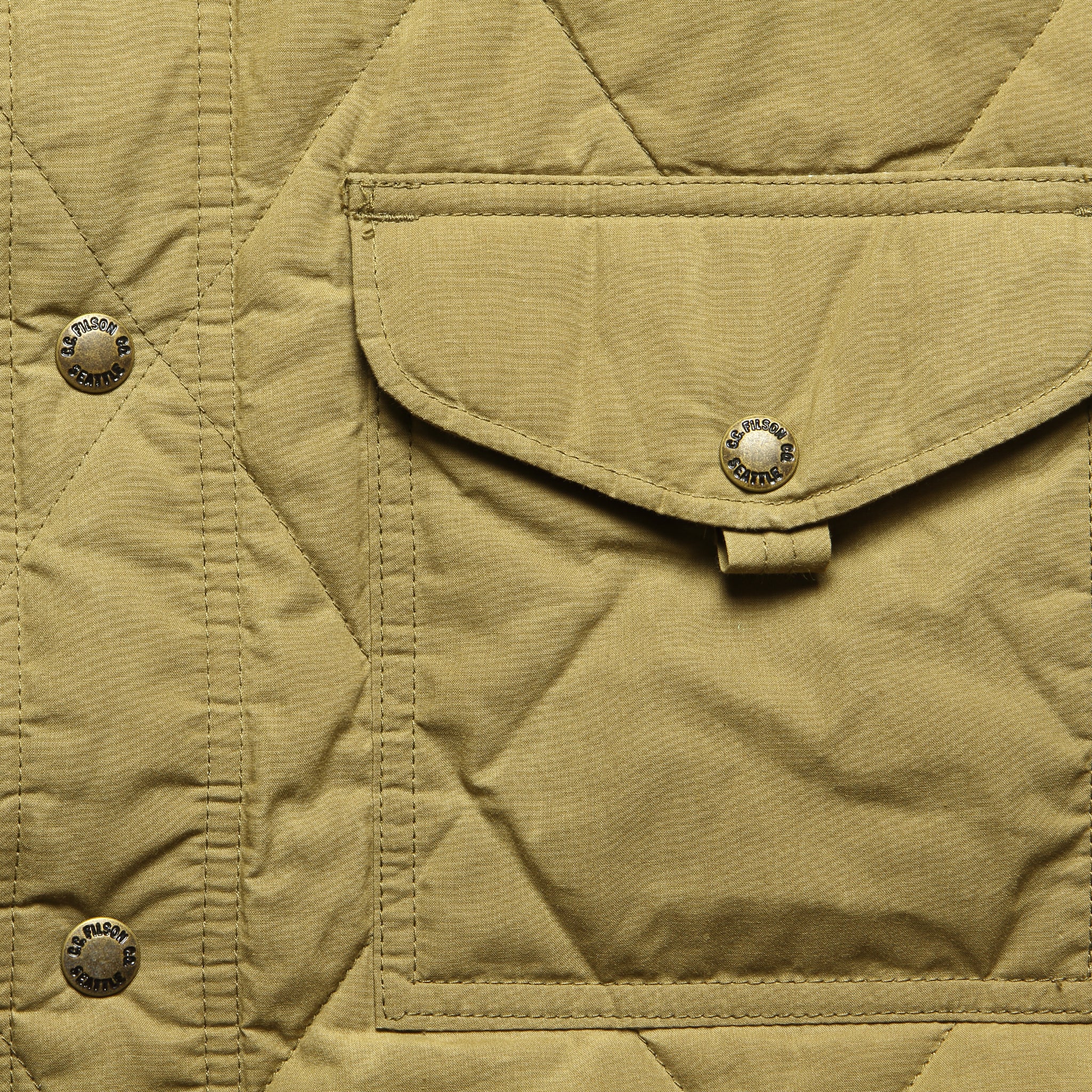 Hyder Quilted Jac Shirt - Tan - Filson - STAG Provisions - Outerwear - Shirt Jacket
