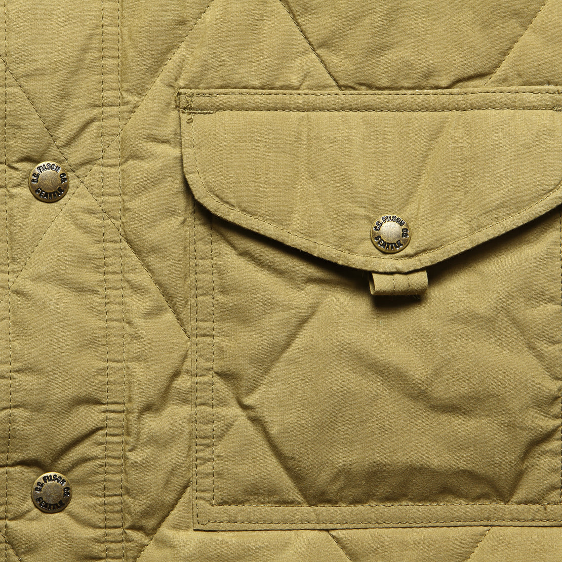 Hyder Quilted Jac Shirt - Tan