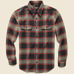 Vintage Flannel Workshirt - Black/Red/Gold - Filson - STAG Provisions - Tops - L/S Woven - Plaid