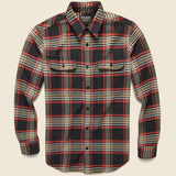Vintage Flannel Workshirt - Black/Red/Gold - Filson - STAG Provisions - Tops - L/S Woven - Plaid