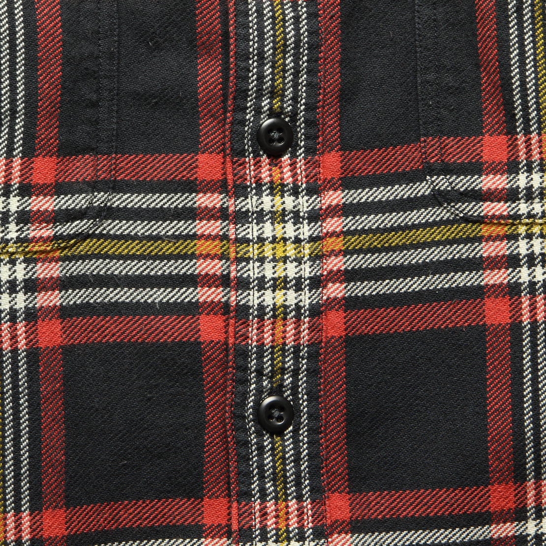 Vintage Flannel Workshirt - Black/Red/Gold - Filson - STAG Provisions - Tops - L/S Woven - Plaid