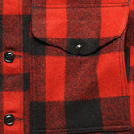 Mackinaw Wool Cruiser Jacket - Red/Black - Filson - STAG Provisions - Outerwear - Coat / Jacket