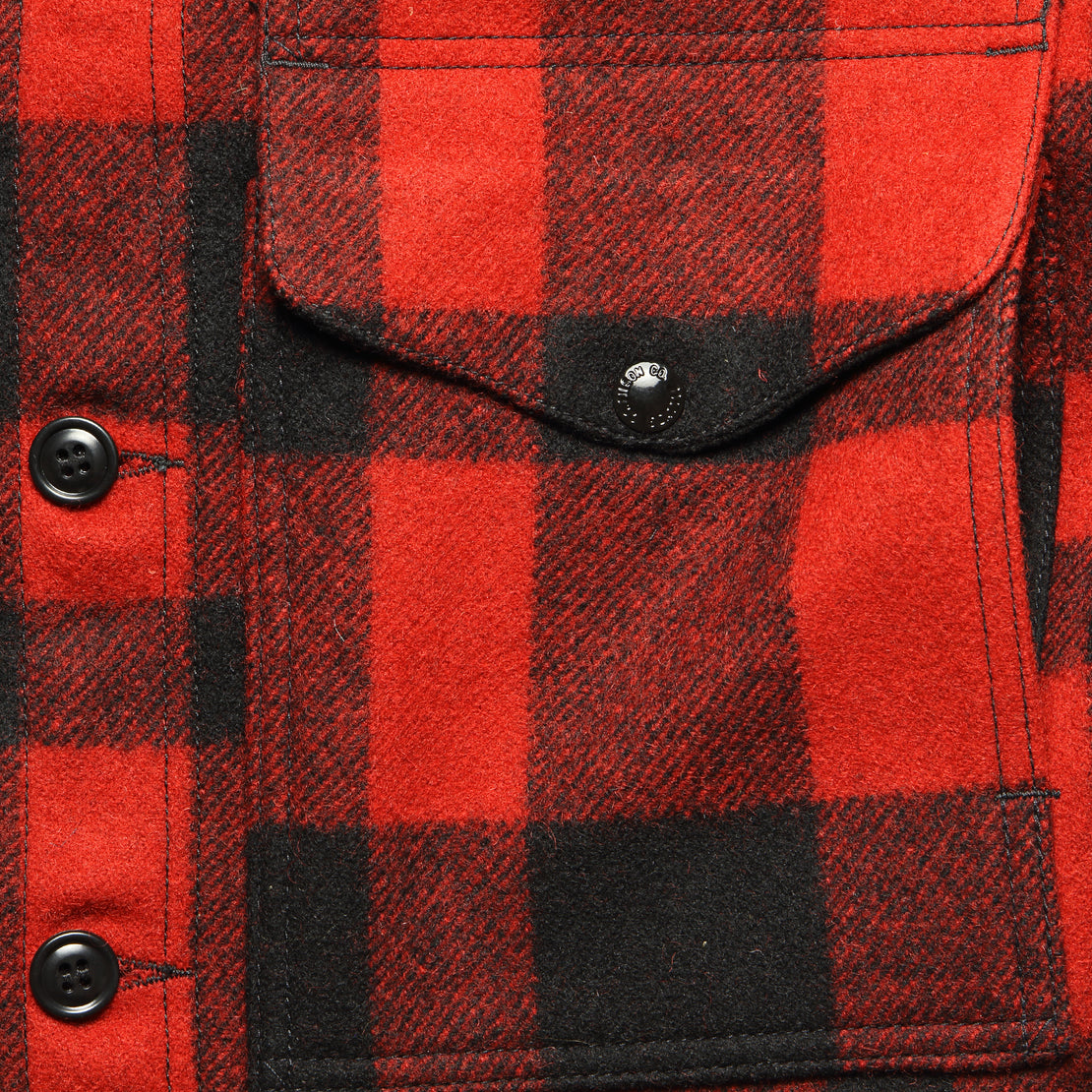 Mackinaw Wool Cruiser Jacket - Red/Black - Filson - STAG Provisions - Outerwear - Coat / Jacket