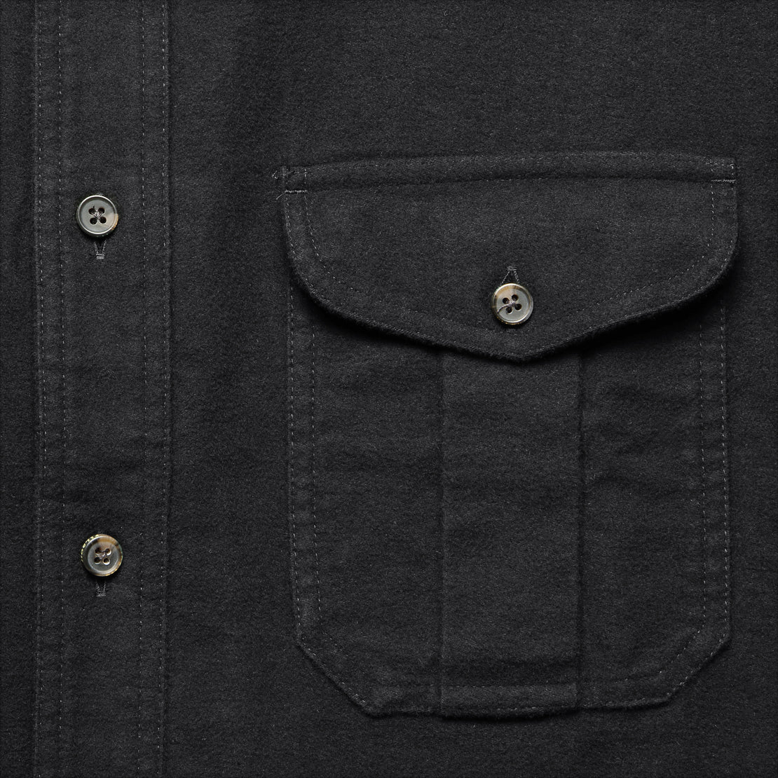 Moleskin Seattle Shirt - Black - Filson - STAG Provisions - Tops - L/S Woven - Solid