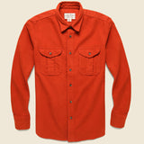Moleskin Seattle Shirt - Burnt Orange - Filson - STAG Provisions - Tops - L/S Woven - Solid