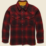 Mackinaw Jac Shirt - Oxblood/Black - Filson - STAG Provisions - Outerwear - Shirt Jacket