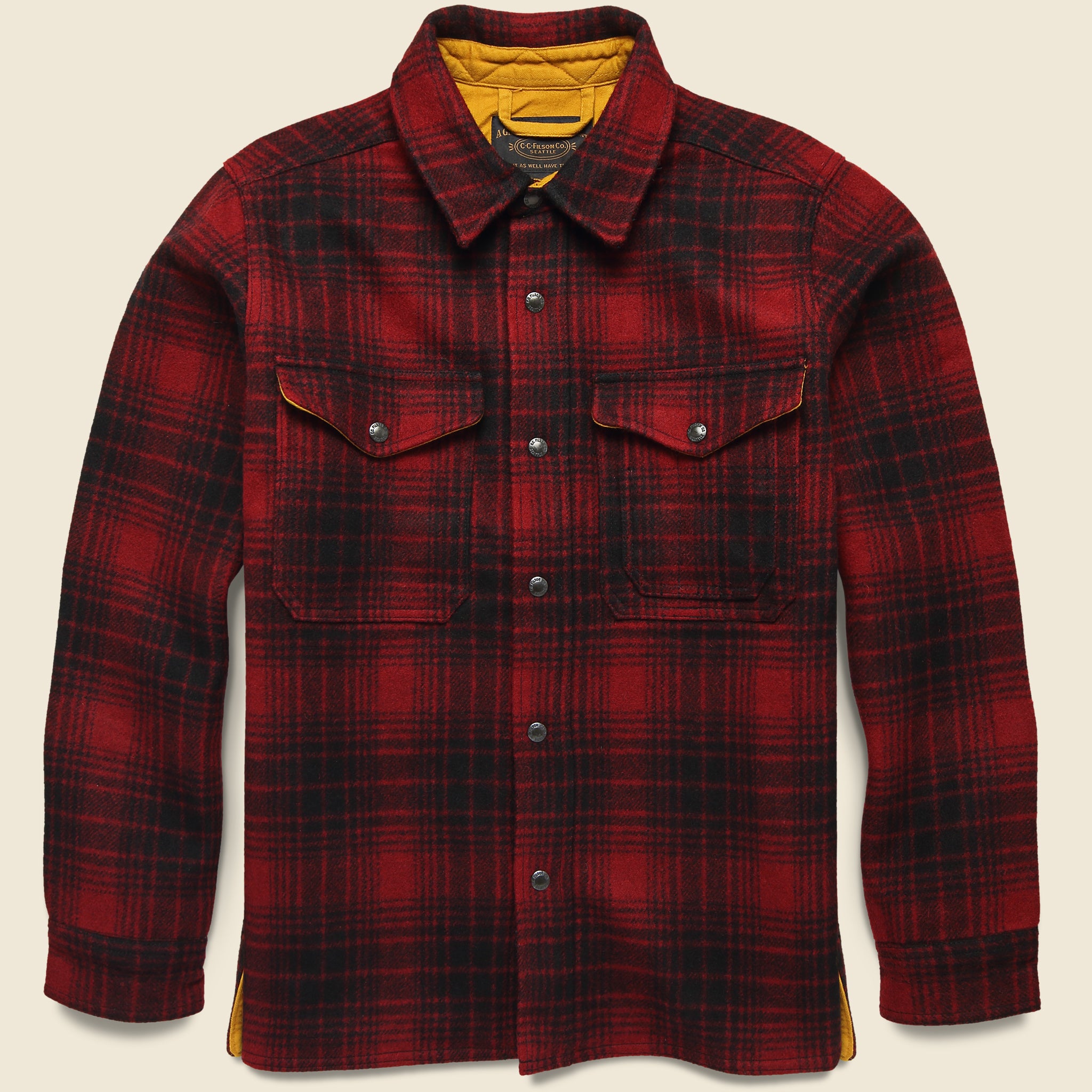Mackinaw Jac Shirt Oxblood/Black