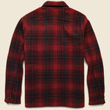 Mackinaw Jac Shirt - Oxblood/Black - Filson - STAG Provisions - Outerwear - Shirt Jacket