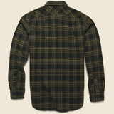 Vintage Flannel Workshirt - Black/Olive - Filson - STAG Provisions - Tops - L/S Woven - Plaid
