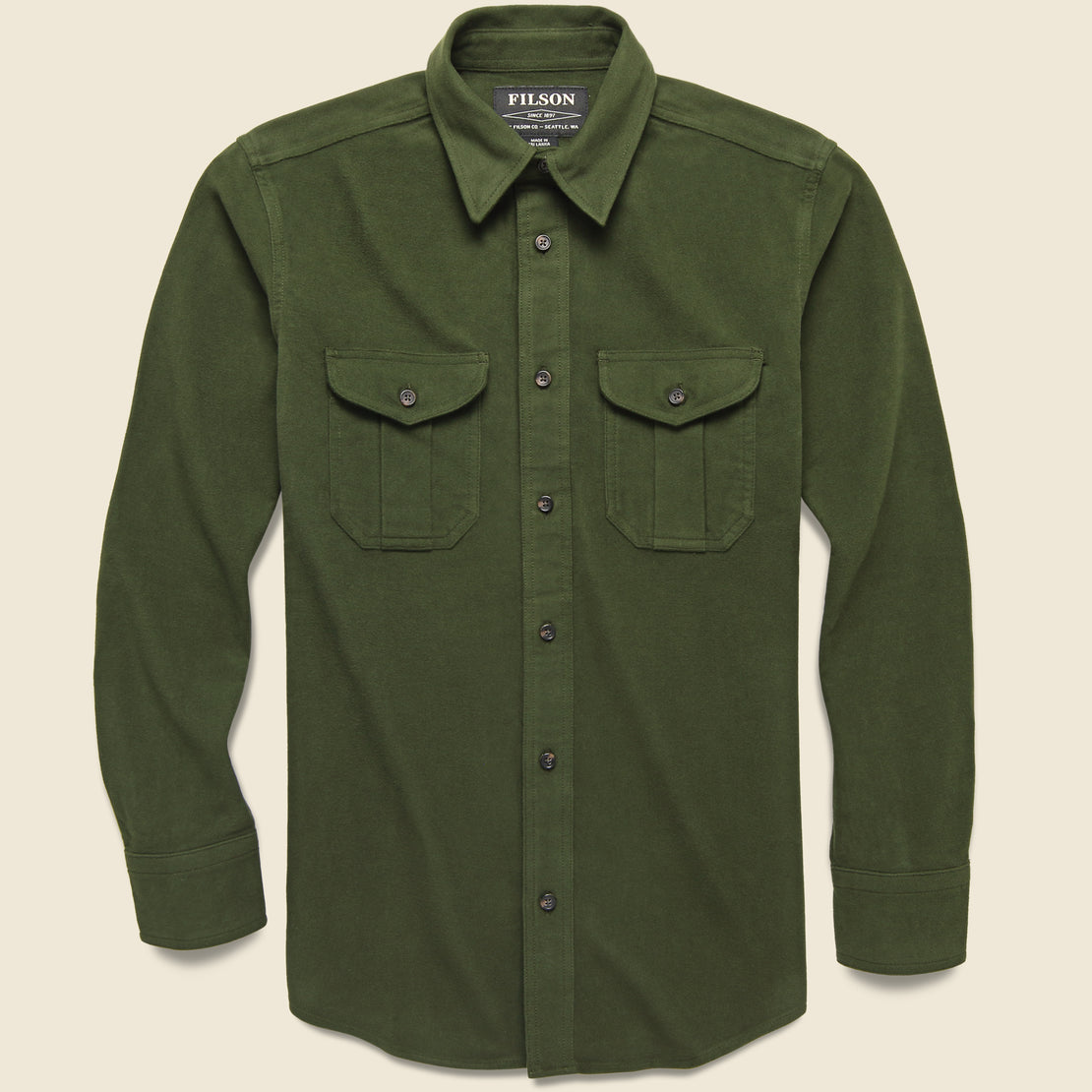 Filson Moleskin Shirt - Dark Green