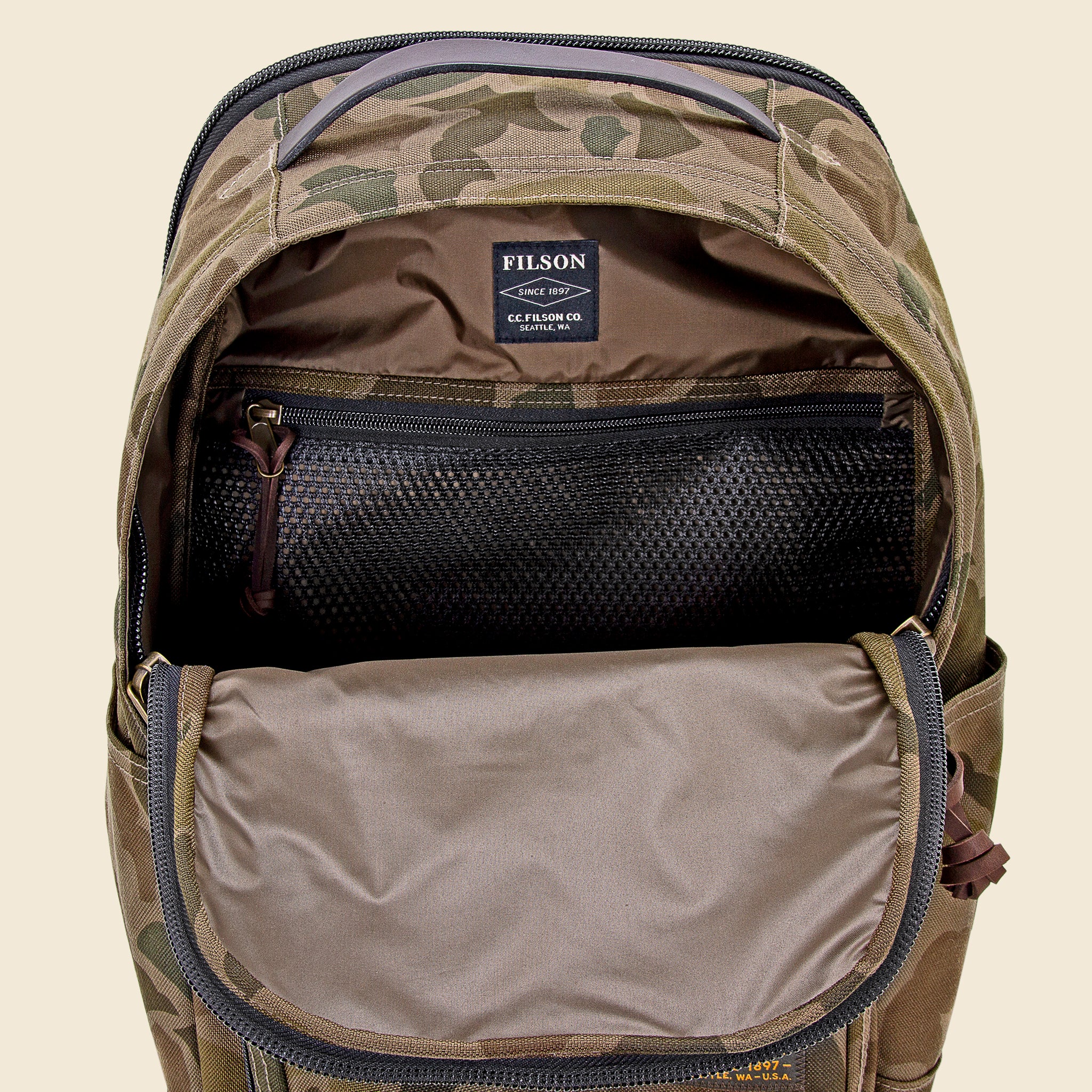 
                          Dryden Backpack - Dark Shrub Camo - Filson - STAG Provisions - Accessories - Bags / Luggage
                        