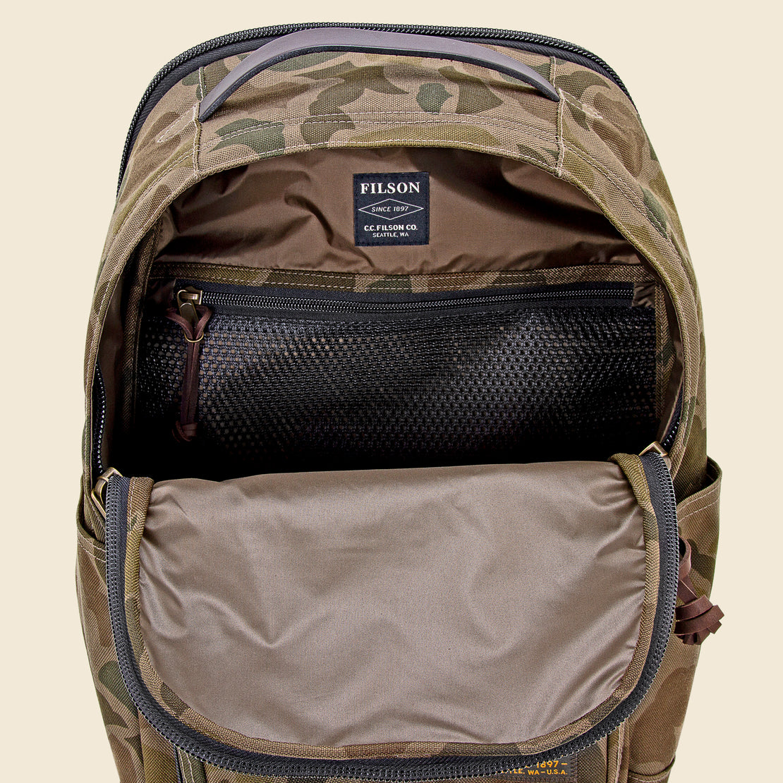 Dryden Backpack - Dark Shrub Camo - Filson - STAG Provisions - Accessories - Bags / Luggage