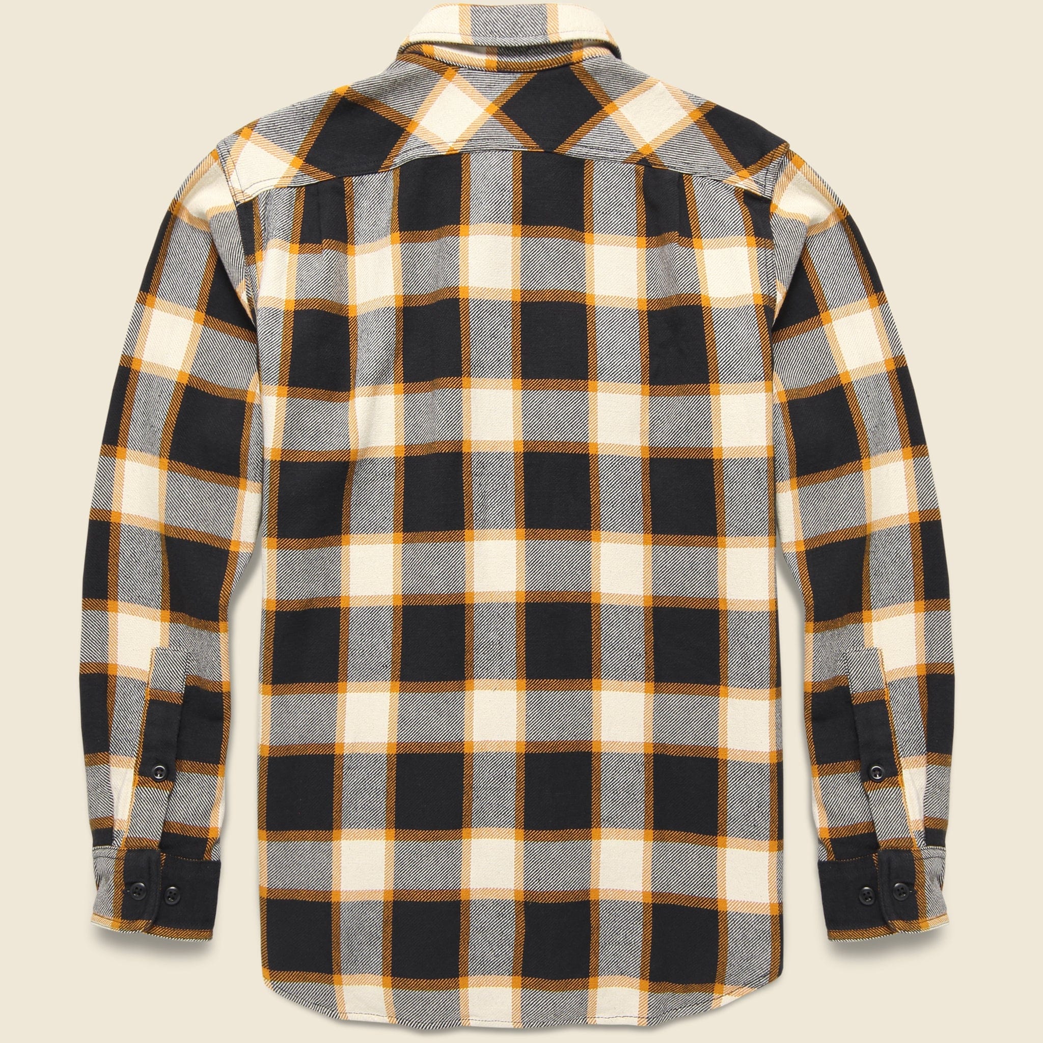 
                          Vintage Flannel Work Shirt - Black/Natural/Gold - Filson - STAG Provisions - Tops - L/S Woven - Plaid
                        