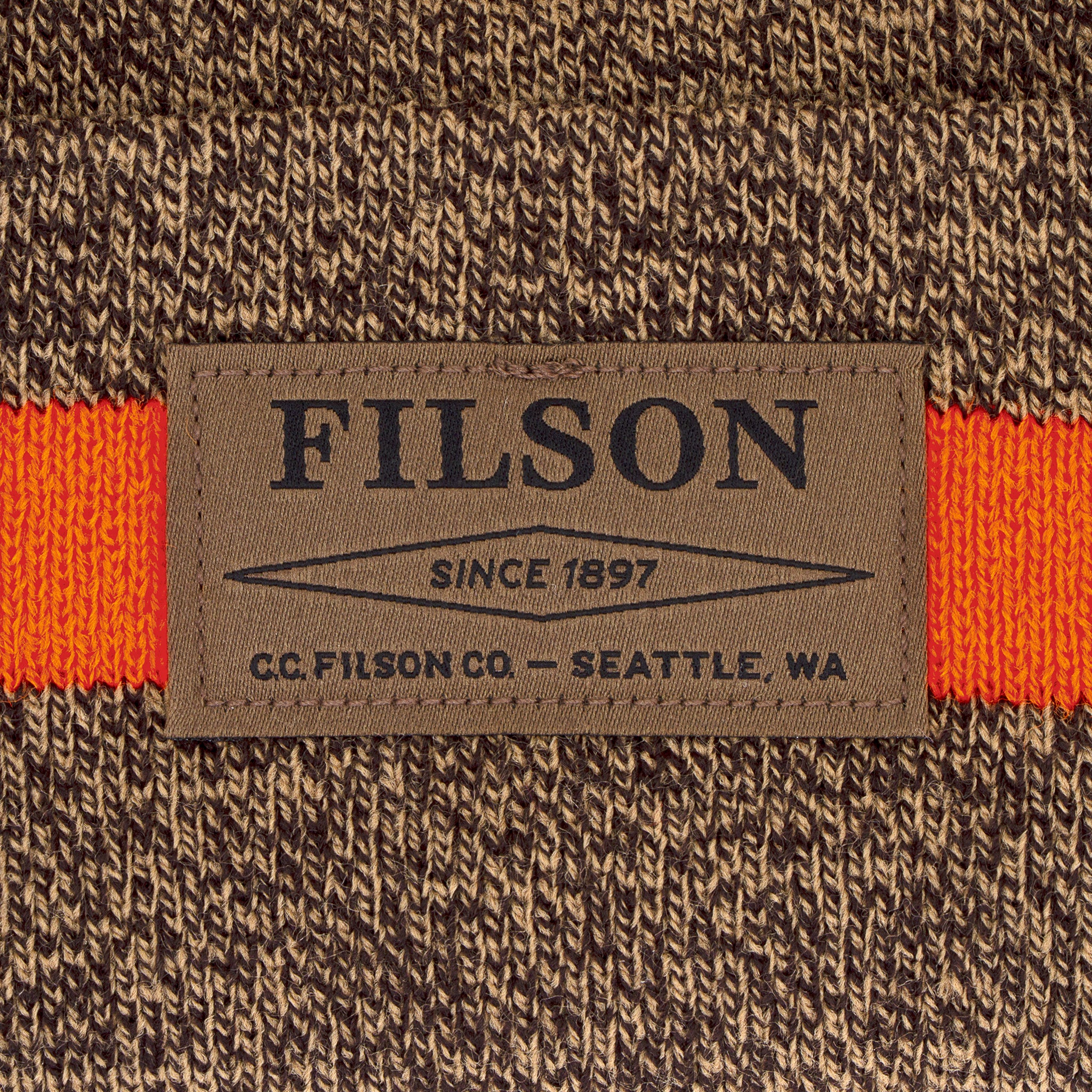 Ballard Watch Cap - Walnut/Flame - Filson - STAG Provisions - Accessories - Hats